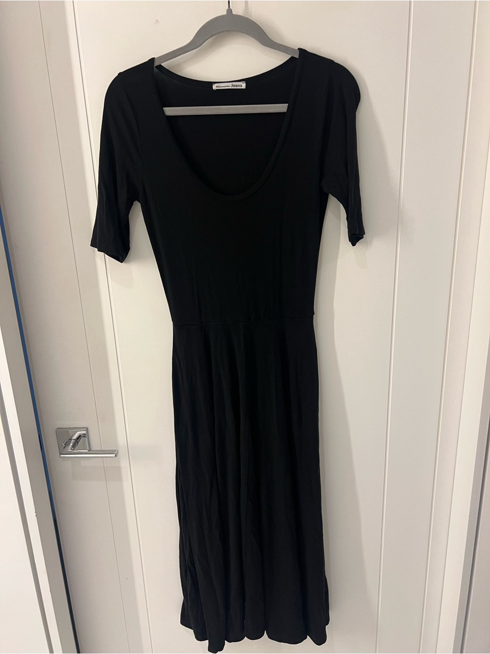 Reformation Scoop Neck Cotton Dress